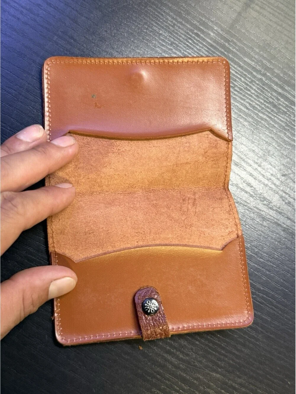 Vintage Brown Leather Driving Licence Insurance Wallet 1909 Rolls-Royce England